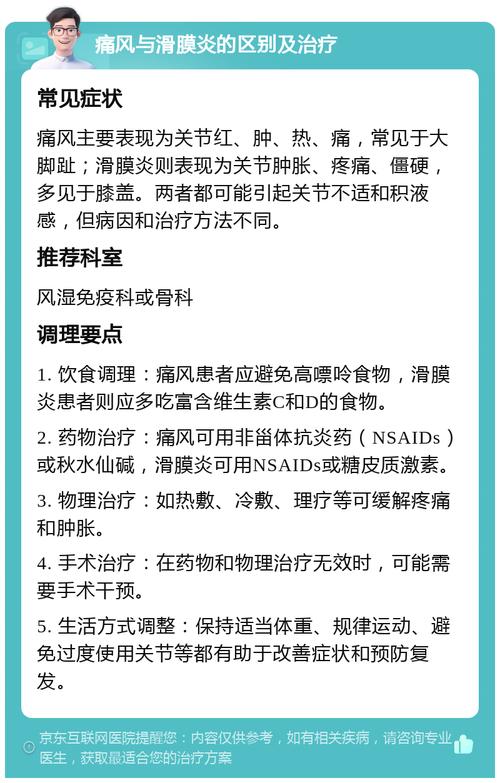痛风常见症状及治疗原则