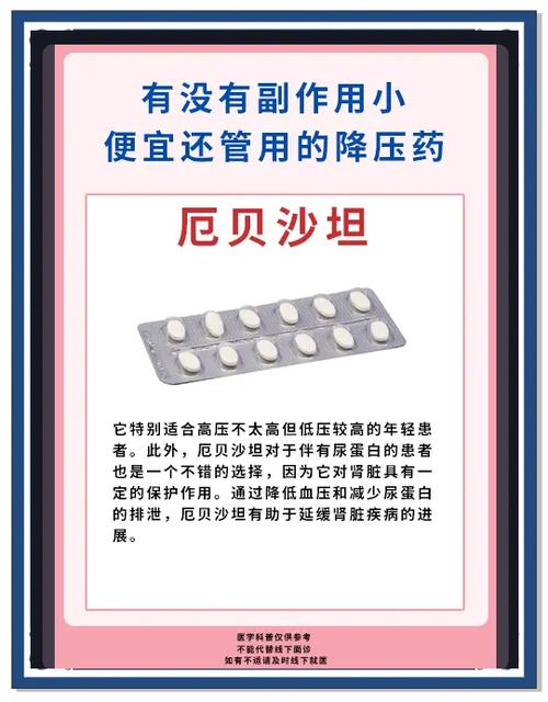 副作用最小最安全的降压药