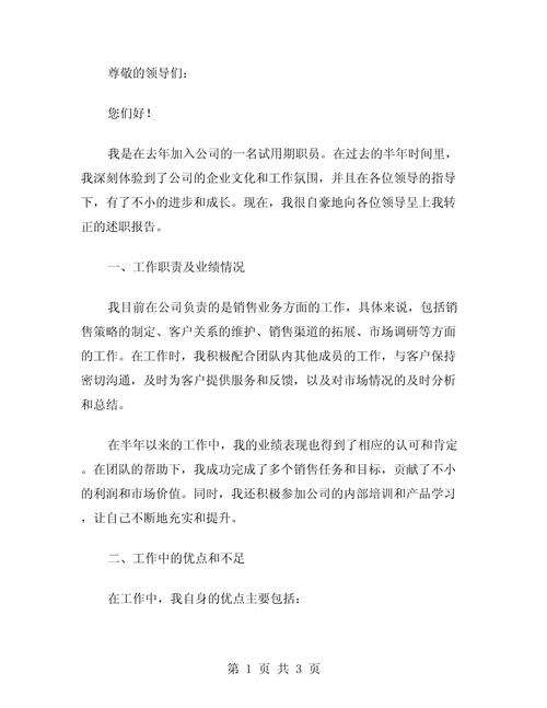 职场转正答辩技巧开场白