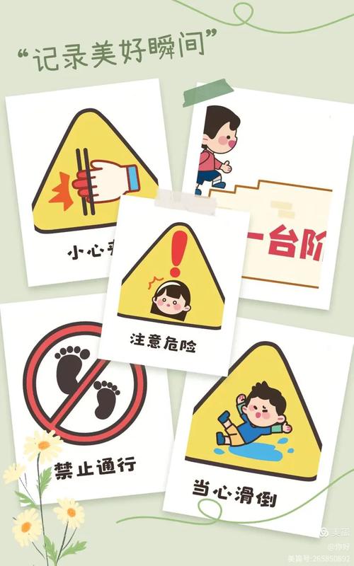 幼儿园安全标志图片大全