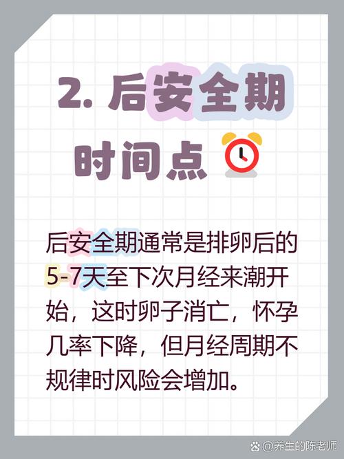 女性生理安全期是哪几天