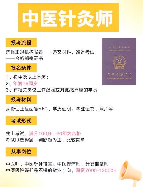 如何考取中医针灸师证