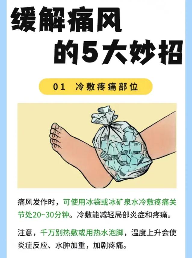 痛风发作平凡怎么处理