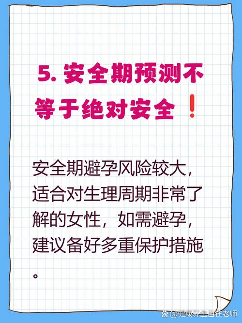 月经走后几天的安全期