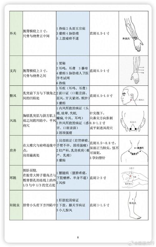 中医平衡针灸穴位图解