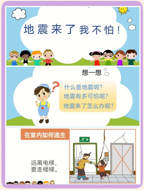 幼儿园安全教育 地震