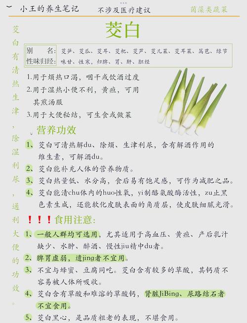 痛风患者可以吃茭白吗