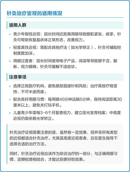 针灸治近视的理论依据