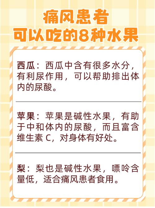 痛风的多吃什么水果好