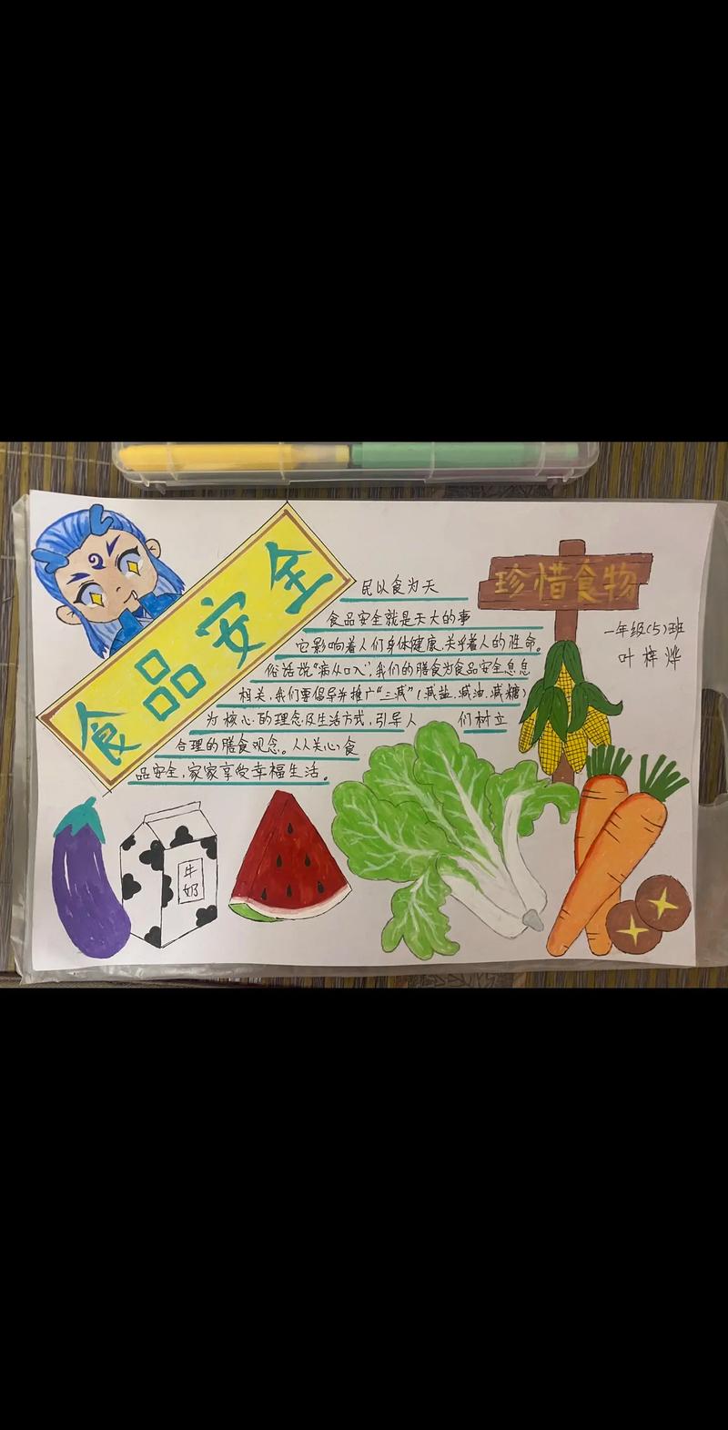 食品安全手抄图片大全