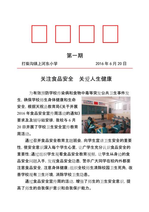 乡镇食品安全检查简报