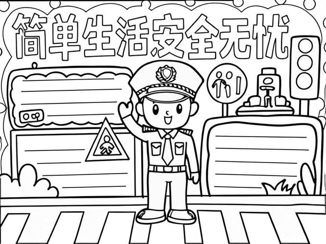 安全手抄报的大全图片