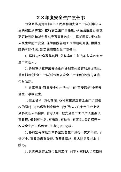 医院安全生产实施方案