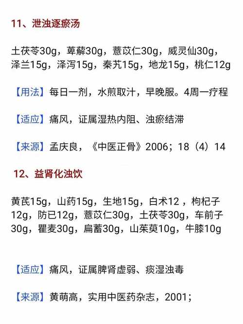 痛风的治疗 偏方大全