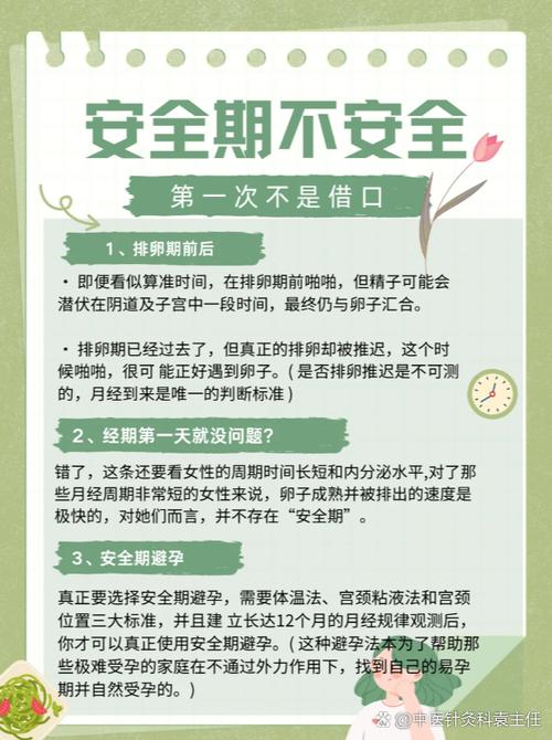 女性安全期是前七后八