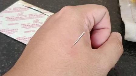 针灸后皮肤发红是有气