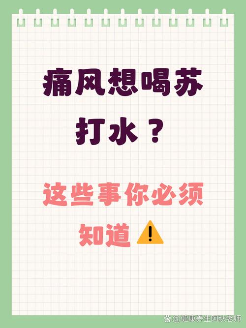痛风患者喝什么苏打水