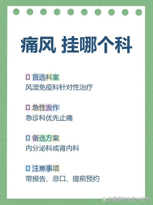 痛风性关节炎挂什么科