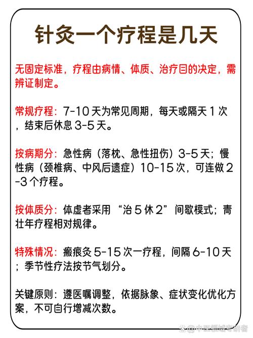 针灸一个疗程休息几天