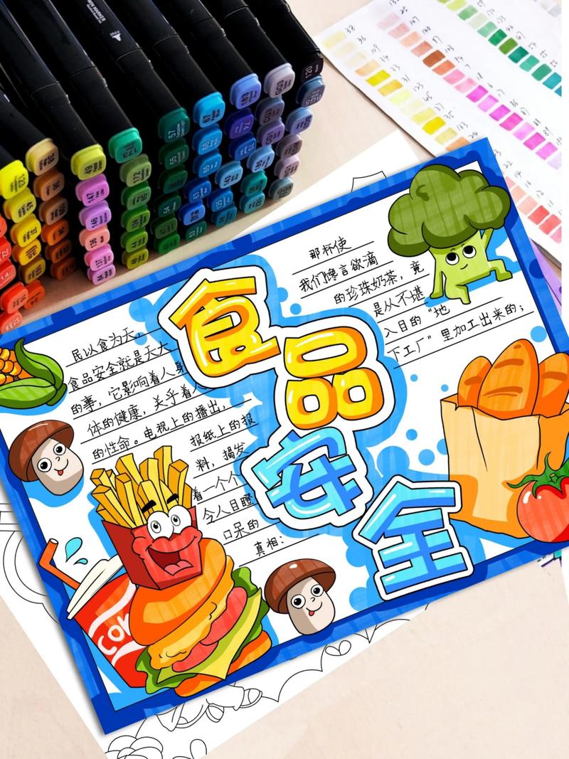 食品安全手抄报3年级