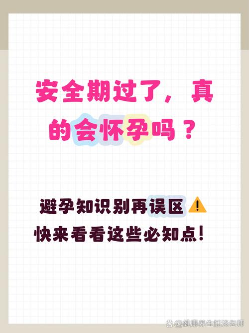 安全期一定不怀孕的吗