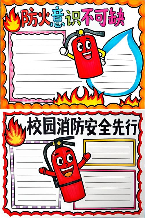 消防安全手抄报初中版