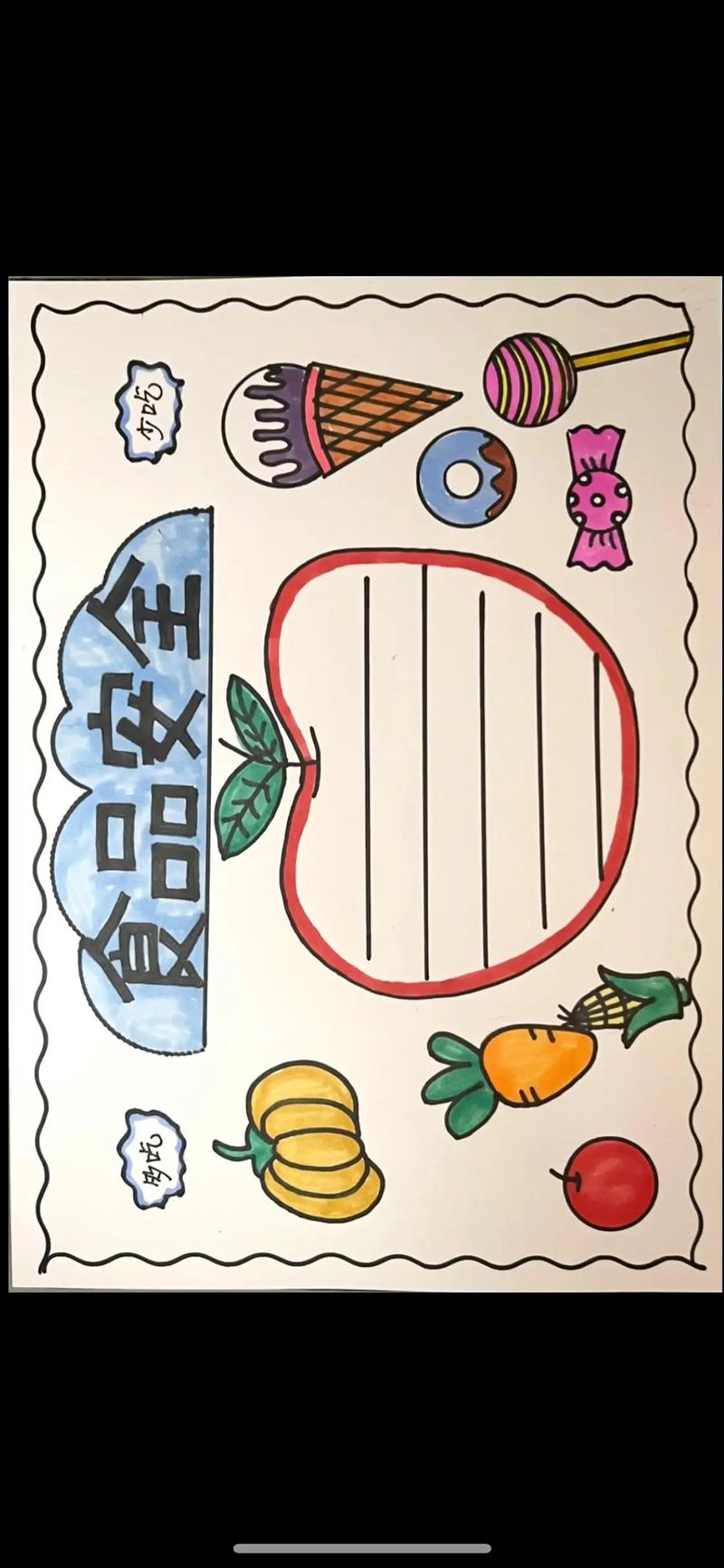 手抄报关于食品安全的