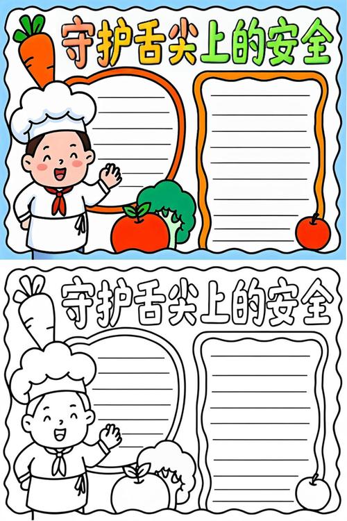 幼儿园手抄报食品安全