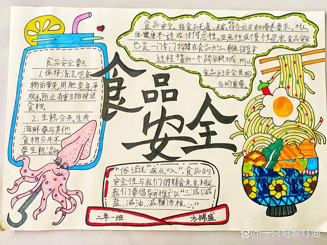 食品安全手抄报小学生