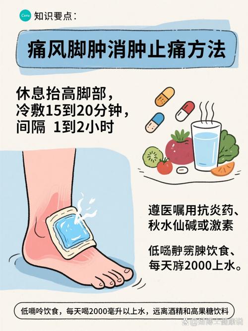 痛风引起脚肿快速解决