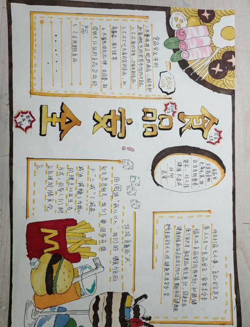 食品安全的手抄报资料