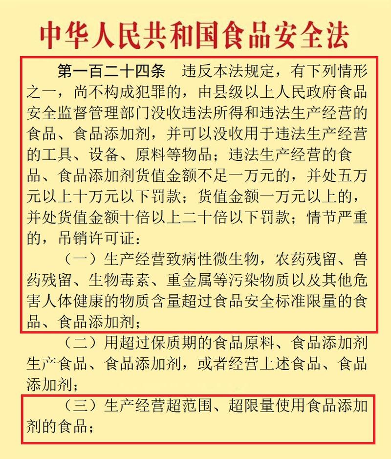 食品安全条例实施方案