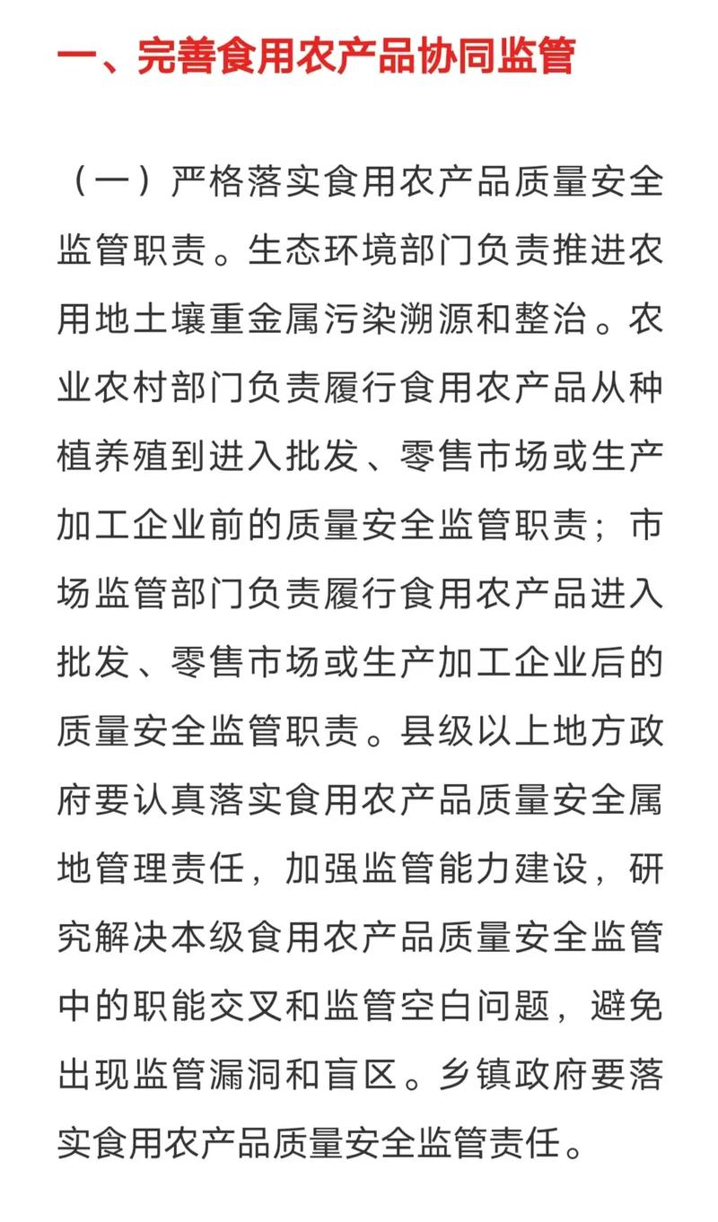 食品安全条例实施方案