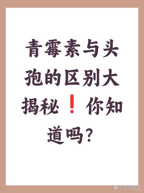 头孢和青霉素哪个安全