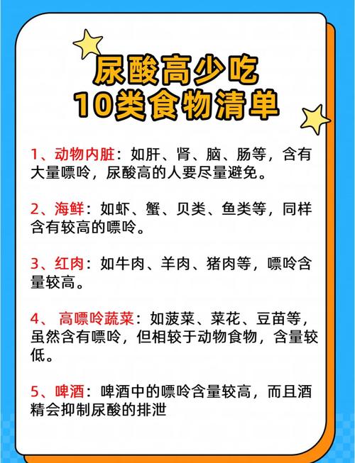 尿酸高痛风不能吃什么