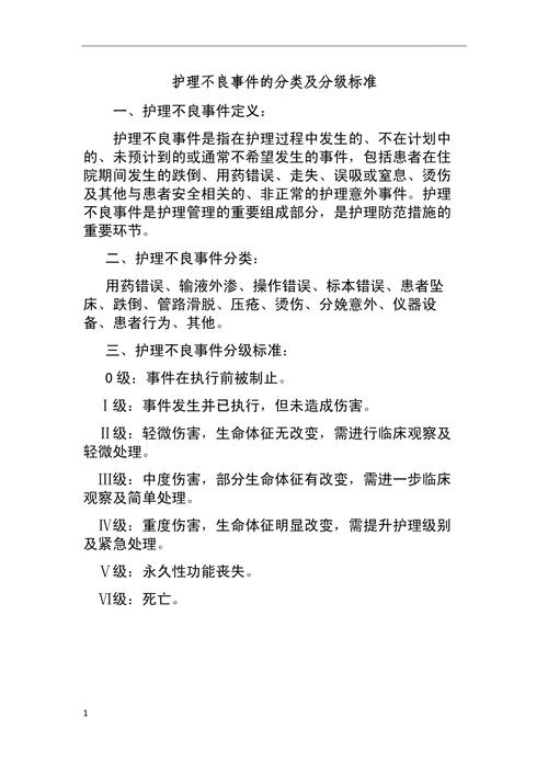 护理安全不良事件定义