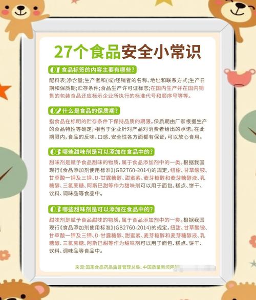 食品安全标准内容包括