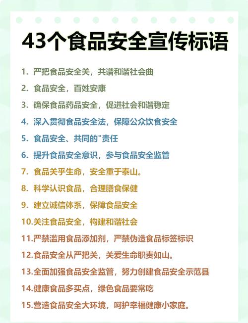 食品安全标准内容包括