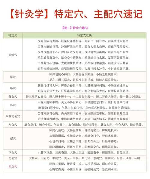 针灸定位速记150