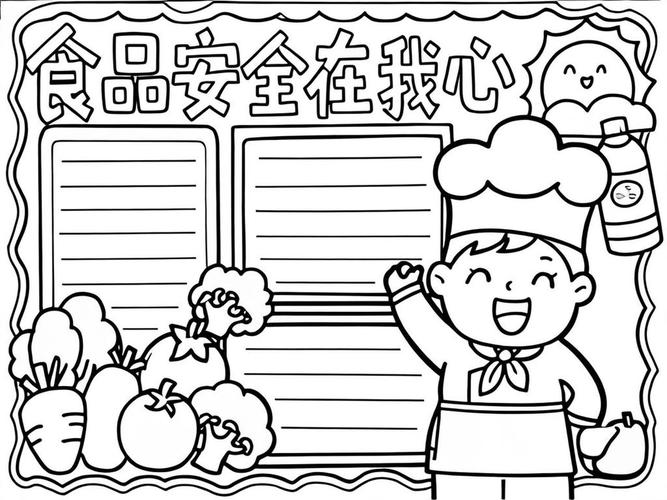 食品安全手抄报字最少