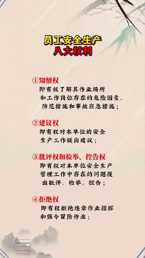 员工的安全权利和义务
